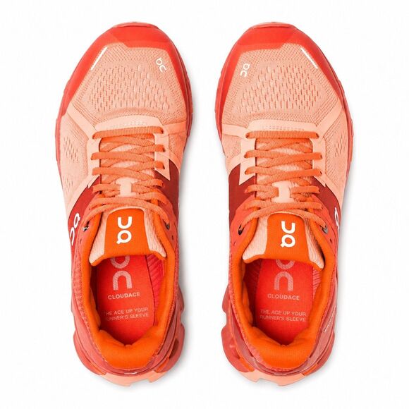 On Cloudace Blush Orange 30.99765 CloudTec Women On Cloudace Running Shoes Blush Orange Stability Trainer Women\'s Size 8